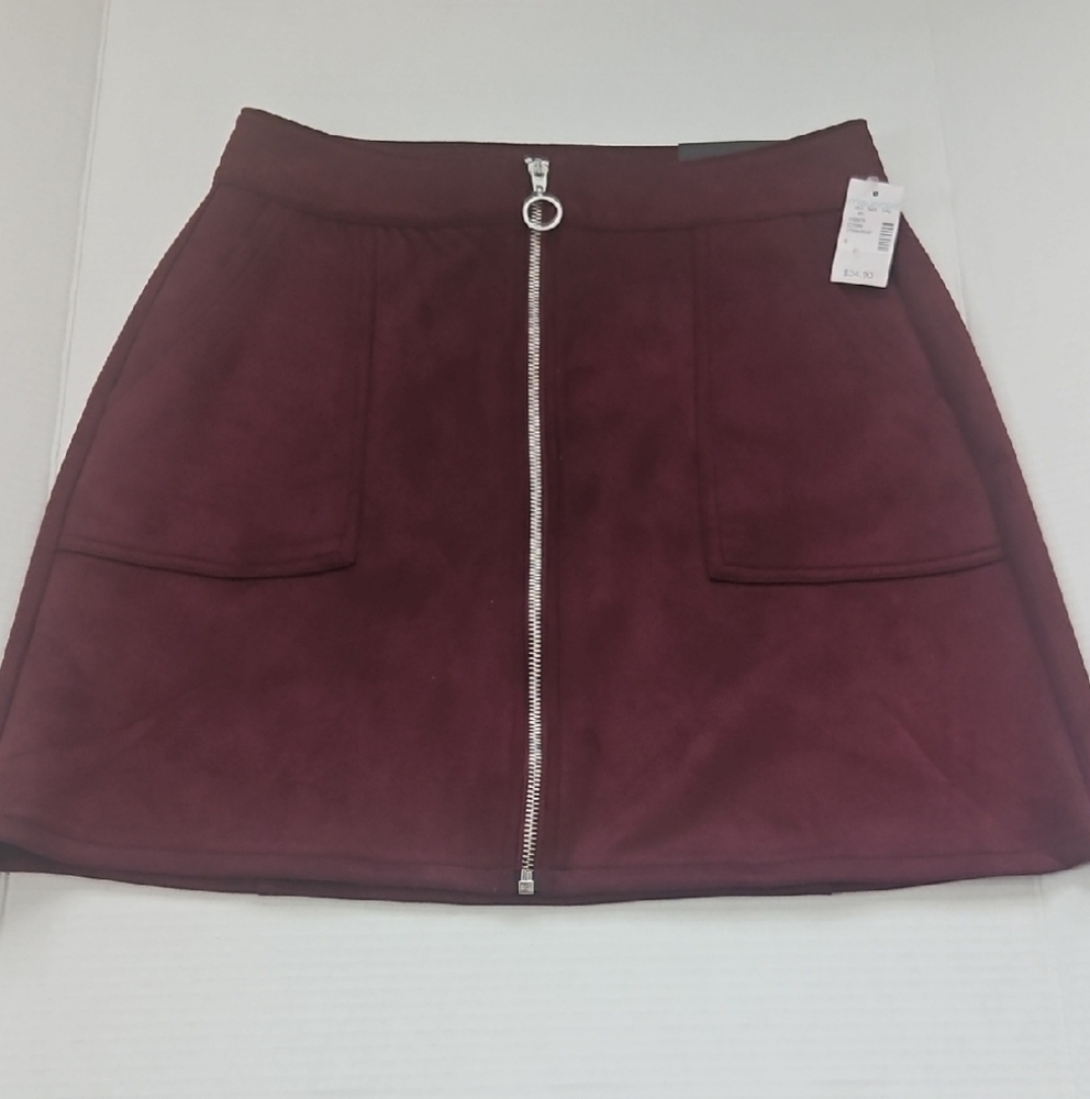 Maurices Red Mini Skirt Chic and Stylish